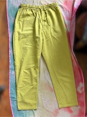 Paloma Wool Chartreuse Green Amigo Unisex Pants